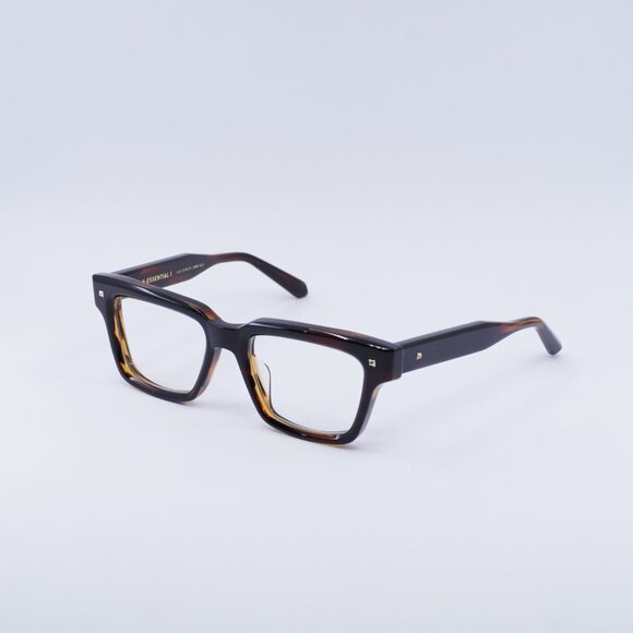 Valentino V-ESSENTIAL I VLX-121B Eyeglasses Brown Swirl 51mm Square Frame - Picture 8 of 10